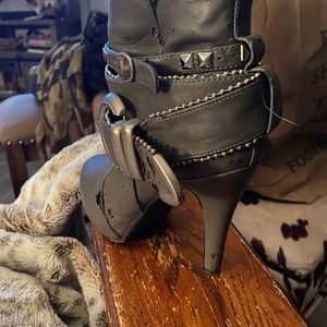 Gray DSW dress boots, 5.5 womens